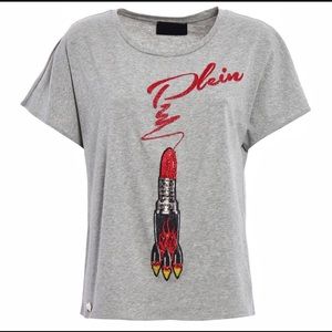 Philipp Plein Celerina rocket embellished shirt